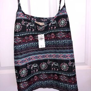 Hollister Aztec elephant blouse